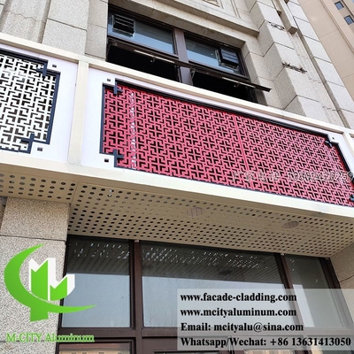 Laser snijden Aluminium plaat Decoratief metalen scherm Aluminium panelen voor privacy Scherm hek Muurbekleding Decoratie