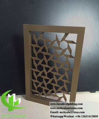 Laser gesneden metalen privacy schermen decoratieve panelen Aluminiumplaat Dikte 3 mm