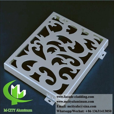 Laser gesneden metalen privacy schermen decoratieve panelen Aluminiumplaat Dikte 3 mm