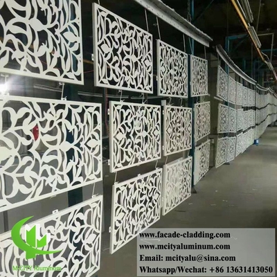 decoratieve bekledingsplaten metalen scherm aluminiumplaat voor gevelsysteem