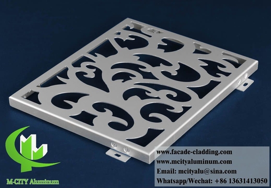 Buiten decoratieve schermpanelen Aluminiumplaat voor plafondwand bekleding Gevelsysteem