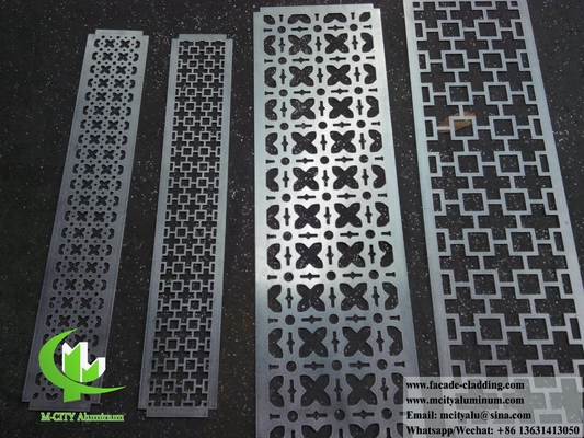 Metalen bekleding architectuur gevels geperforeerd plaat aluminium scherm voor het bouwen van buitenversiering