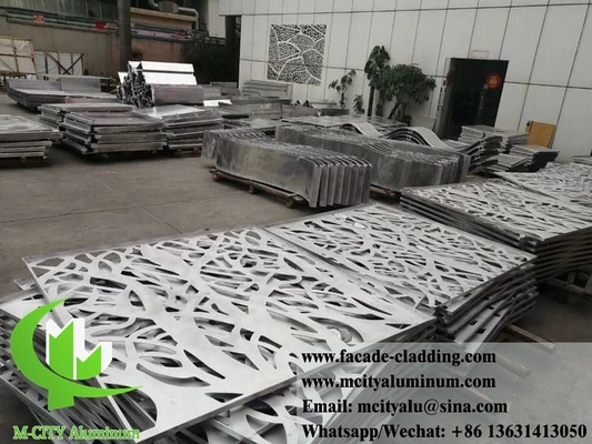 Architecturale metalen wandpanelen Laser gesneden patronen voor de decoratie van de bekleding van gebouwen