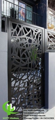 Laser gesneden metalen privacy schermen decoratieve panelen Aluminiumplaat 5 mm dikte poeder gecoat