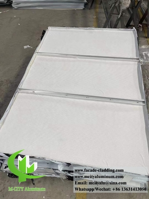 Geperforeerd metalen plafond Aluminium massief paneel Roestbestendige binnen- en buitenplafonddecoratie