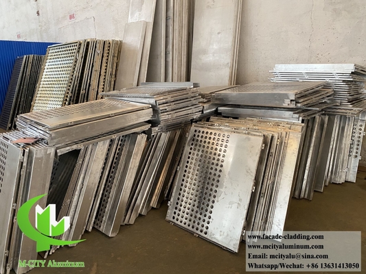 Decoratieve airconditioner hoes Aluminium scherm Zwart Kleur Voor decoratie 2,5 mm Dikte