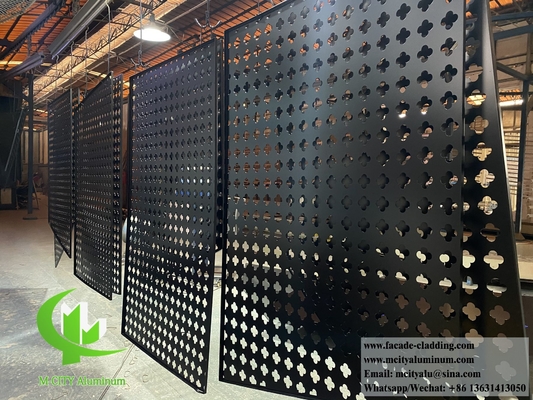Architectonische metalen wandpanelen Customized Design aluminium gevelsystemen