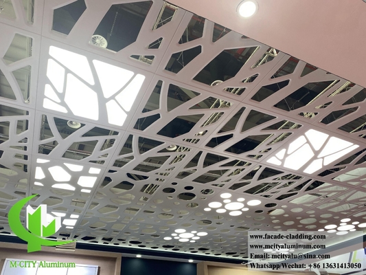 Vaste aluminium bekleding Metalen plaat PVDF coating Duurzame anti roest voor buitengevel