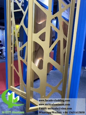 CNC met laser gesneden aluminiumplaat voor metalen scherm met patronen voor wandbekleding van het plafond