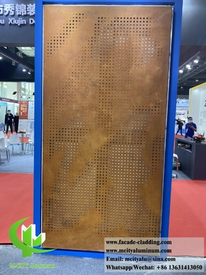 Laser gesneden metalen privacy schermen Aluminium panelen Metalen plaat voor kamerdeilers