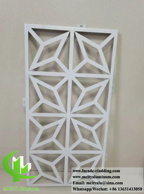 Laser gesneden privacy panelen Metalen schermen voor interieur exterieur wandbekleding decoratie Aluminium anti roest materiaal