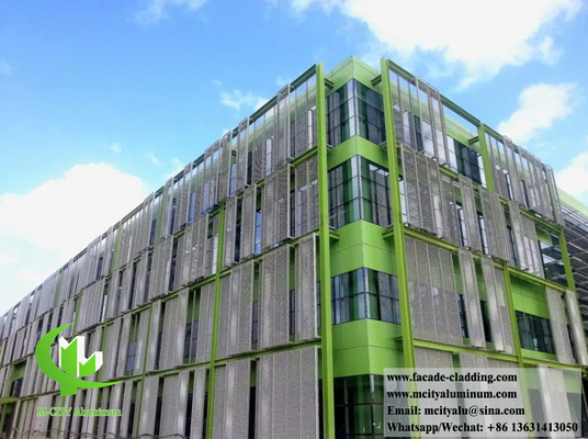 Perforerende metalen scherm aluminium panelen voor wandbekleding decoratie metalen mesh