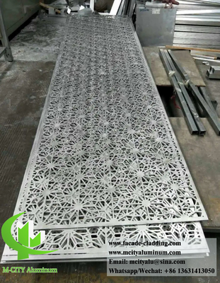 Laser gesneden privacy panelen Metalen schermen voor interieur exterieur wandbekleding decoratie Aluminium anti roest materiaal