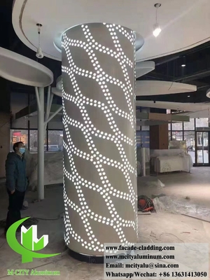 Aluminiumplaat metalen wandpaneel bekleding gevelsysteem brandwerend