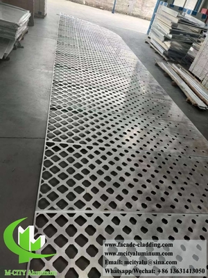 Perforated Metal Cladding Facades System Aluminium scherm Architectonisch ontwerp
