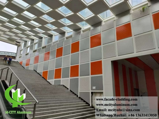 Metalen plafond met geperforeerd aluminiumplaat Metalen scherm PVDF