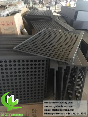 Geperforeerde metalen wandpanelen voor plafond of gevels