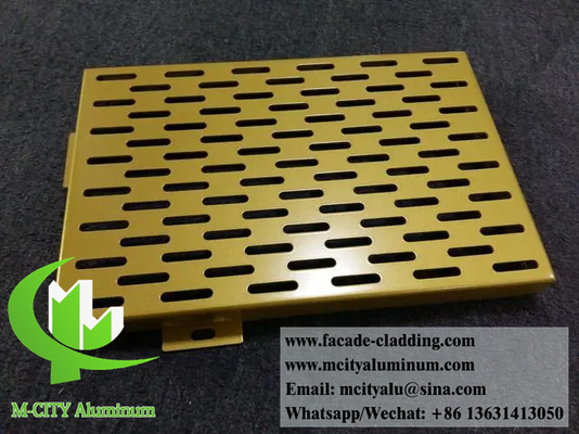 Geperforeerde metalen wandpanelen voor plafondbekleding, vuurbestendig geperforeerd metalen gaas