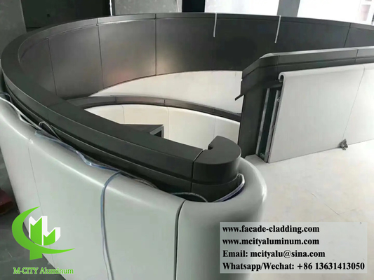 Aluminiumplaat metalen wandpaneel bekleding gevelsysteem brandwerend
