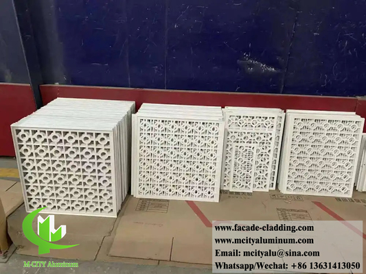 Geperforeerde metalen wandpanelen voor plafondbekleding, vuurbestendig geperforeerd metalen gaas