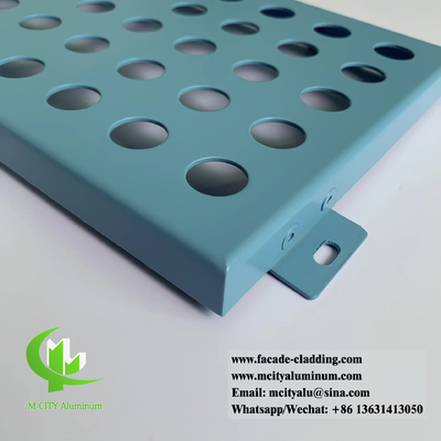 Geperforeerde metalen wandpanelen voor plafondbekleding, vuurbestendig geperforeerd metalen gaas