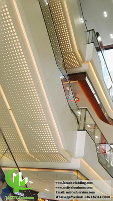 Metalen platen voor wandversiering, duurzame, brandwerende, architectonische bekledingsmaterialen