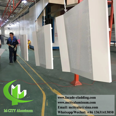 Metalen platen voor wandversiering, duurzame, brandwerende, architectonische bekledingsmaterialen