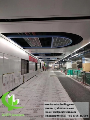 Metalen wandpanelen voor plafond, gevel, wandbekleding, decoratie, geperforeerd ontwerp