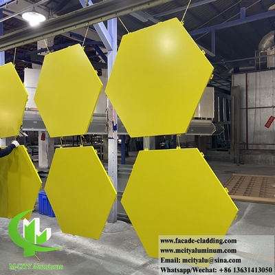 Architecturale solide aluminiumplaat voor wandbekleding gevels Op maat gemaakte ontwerp