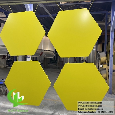 Architecturale solide aluminiumplaat voor wandbekleding gevels Op maat gemaakte ontwerp