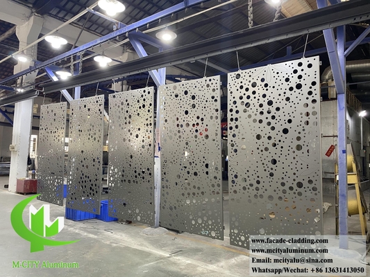Perforerende metalen scherm aluminiumplaten voor gevelbekledingssystemen
