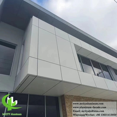 Metalen wandpanelen aluminiumplaat voor gevelbekledingsysteem brandwerend