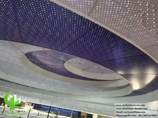 Geperforeerde metalen wandpanelen voor gebouwen