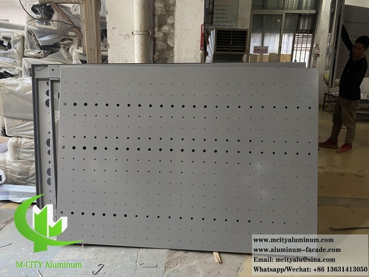 Metalen wandpanelen Aluminium scherm perforatie decoratieve panelen voor de decoratie van gebouwen