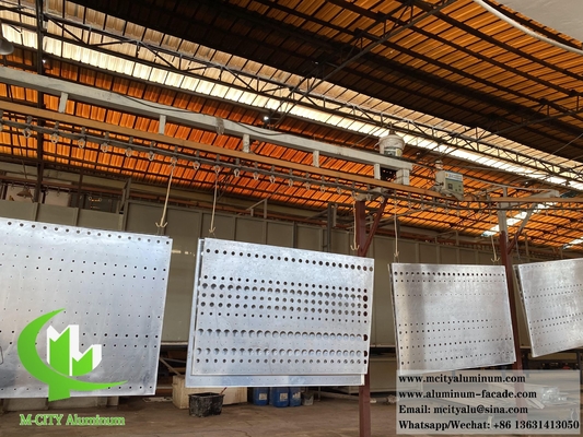 Metalen wandpanelen Aluminium scherm perforatie decoratieve panelen voor de decoratie van gebouwen