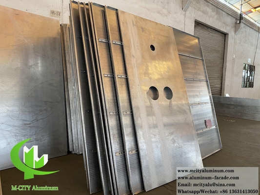 Metalen geperforeerde panelen Aluminium scherm Architectonisch bouwmateriaal Verfraaiing