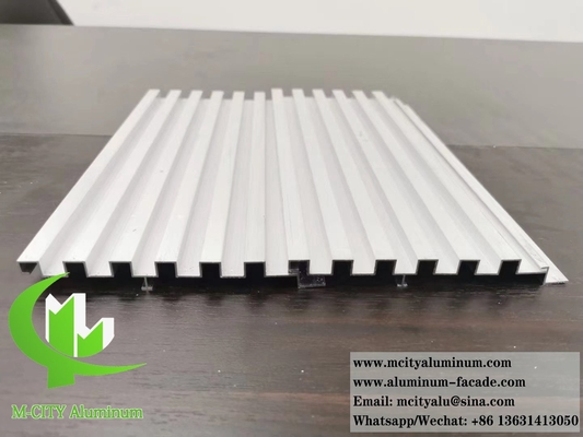 Metalen wandpanelen met aluminiumprofiel
