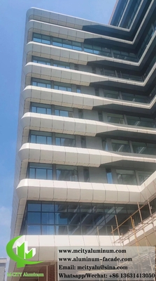 Architectonische wandbekleding Plaat van metaal Aluminium panelen Gevelsysteem PVDF coating