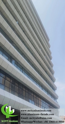 Architectonische wandbekleding Plaat van metaal Aluminium panelen Gevelsysteem PVDF coating