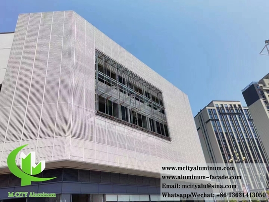 Aluminium 1100/3003 geperforeerde gevel met variabele installatiemethode