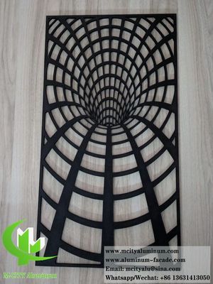 Goede prijs Laser gesneden poeder gecoate aluminium bekleding panel 1200x2400mm voor metalen gevel bekleding online