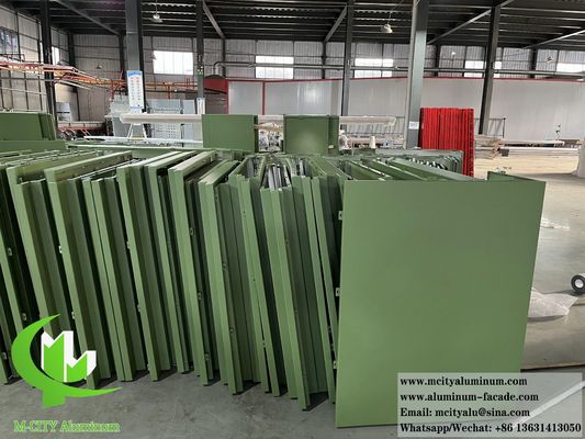 Goede prijs Poedergecoate geperforeerde aluminiumpaneel 1200x2400mm CNC laser gesneden voor gevelbekleding online