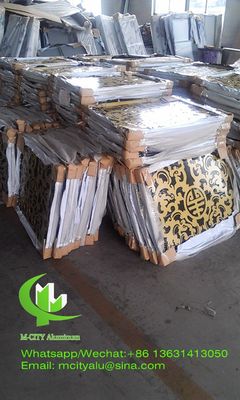 Goede prijs Op Maat Gemaakte Boompatronen Poedergecoat Geperforeerd Aluminium Gevelpaneel 1000x2000mm Standaard Maat Lasergesneden Scherm online