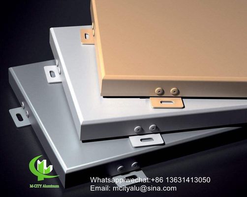 Goede prijs 2.0mm 2.5mm 3.0mm Aluminium Solid Panel Cladding voor gevel met poederbedekte aanpasbare patronen online