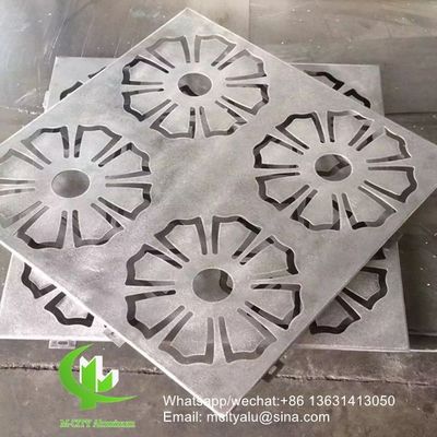 Goede prijs geperforeerd 3 mm metalen aluminium bekledingspaneel met poederlaag voor gevelgordijnwand, enkelpaneel online