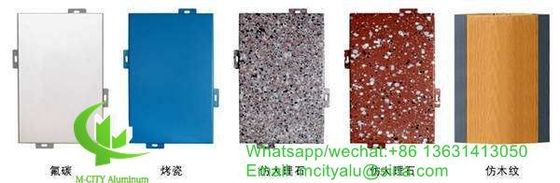Goede prijs Aluminium Decoratief Paneel met PVDF Afwerking en Aanpasbare Patronen voor Gevel Gordijngevel in 1000x2000mm Maat online