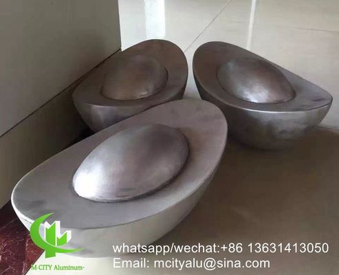 Goede prijs aluminium massief paneel voor een voorgevelgordijn met een enkelpaneel van 2,5 mm online