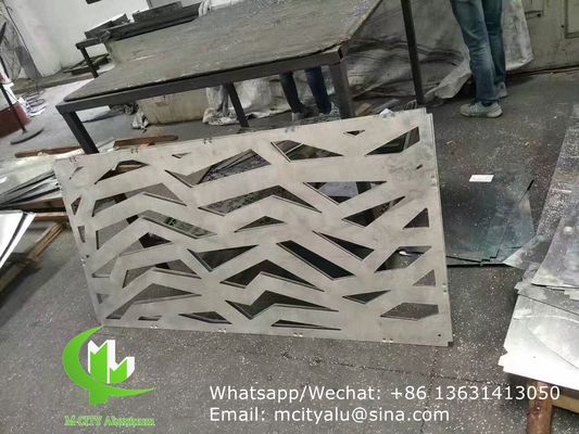 Goede prijs Aluminium doorbooringsscherm voor een gordijnwand voor gevels met een poedercoating van 3 mm dikte online