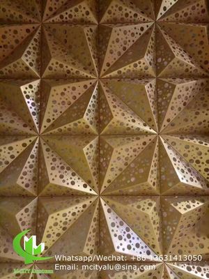 Goede prijs Poedergecoate aluminium laser snijpaneel met aangepaste RAL-kleuren in 1000x2000mm voor decoratieve gevel online