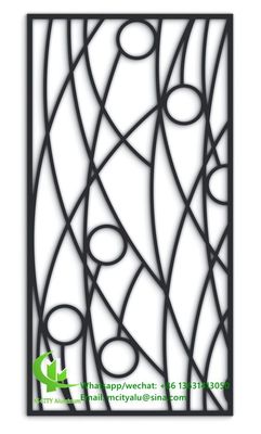 Goede prijs Aluminiumlegering Lasergesneden Schermpaneel met Poedercoating Afwerking in Aangepaste RAL Kleuren voor Raamdecoratie online